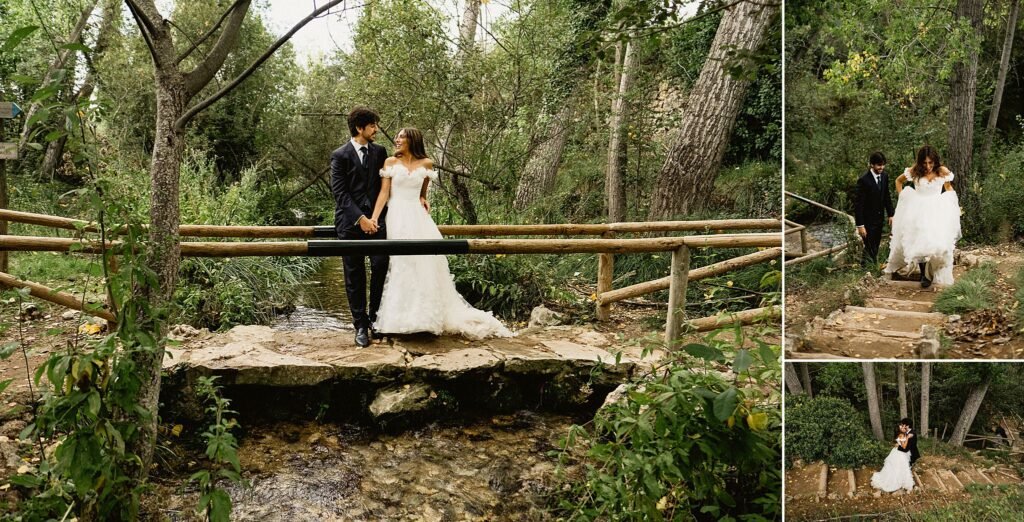 sesión postboda en reportaje de postboda en Banyeres de Mariola