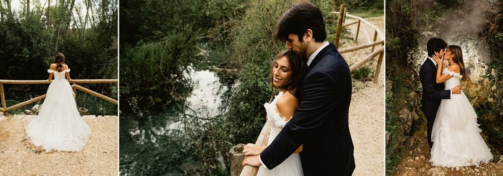 sesión postboda en reportaje de postboda en Banyeres de Mariola