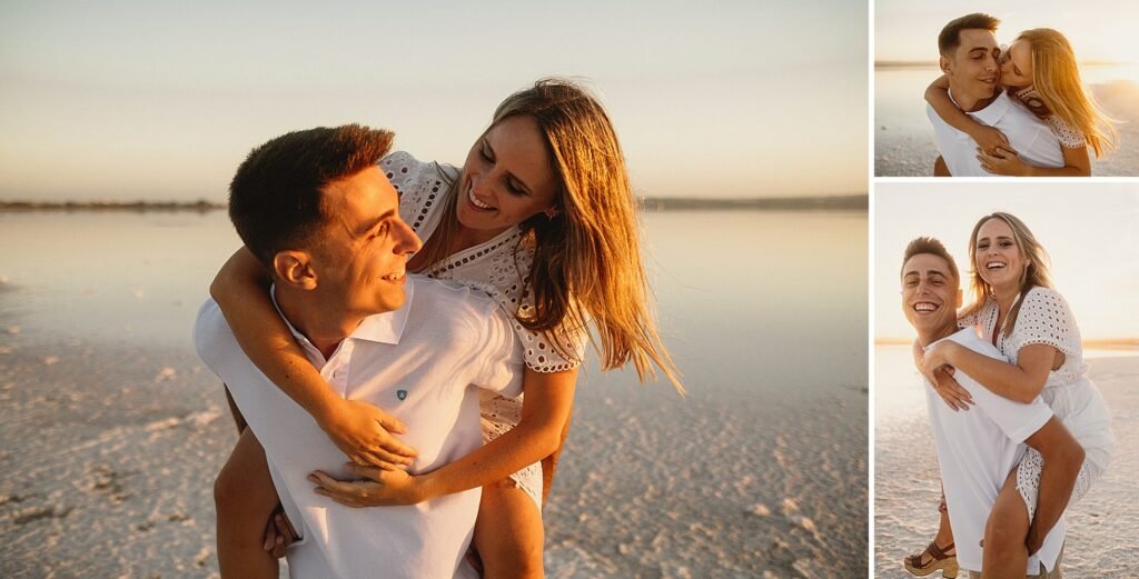 preboda en la laguna rosa