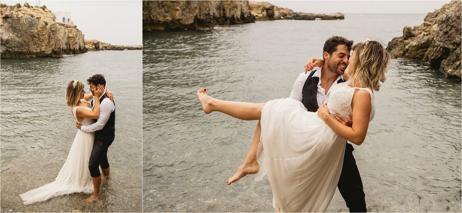 reportaje postboda en Isla de Tabarca